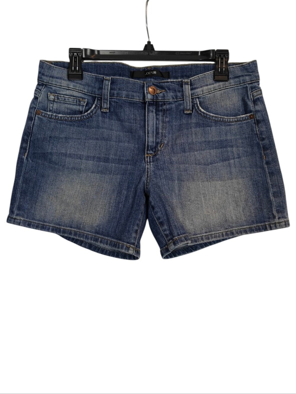 JOE'S JEANS Sharpay Denim Jean Shorts in Faded Medium Wash Blue Size 28